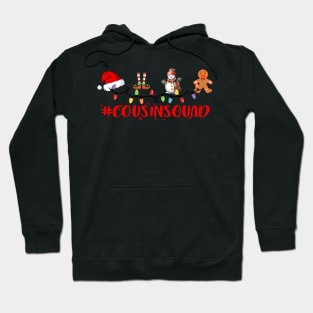 Cousin Squad Christmas Santa Group Mathcing Hoodie